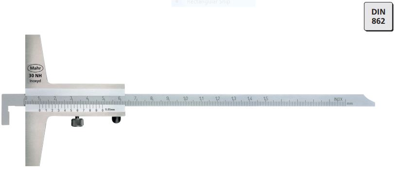 Thước đo sâu cơ khí MarCal 30 NH