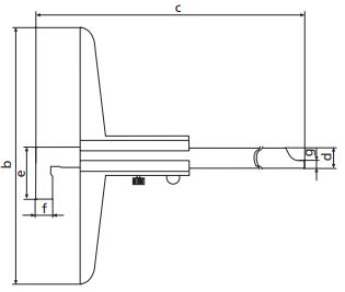 Thước đo sâu cơ khí MarCal 30 NH