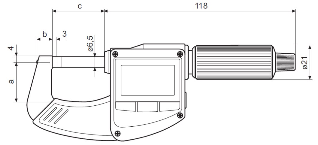 Panme điện tử đo ngoài Mahr Micromar 40 EWR