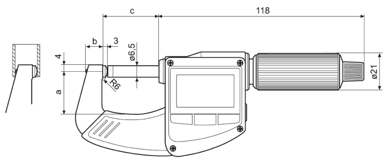 Panme điện tử đo ngoài chống nước Mahr Micromar 40 EWRi-S