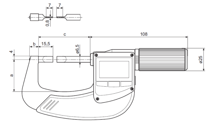 Panme điện tử đo ngoài chống nước Mahr Micromar 40 EWRi-S