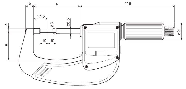 Panme điện tử đo bánh răng Mahr Micromar 40 EWRi-B 4157132 1 Panme điện tử đo ngoài chống nước Mahr Micromar 40 EWRi-S