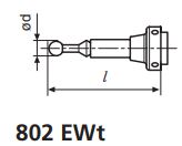 Đồng hồ so điện tử đầu dò cảm ứng 3D MarTest 802 EW