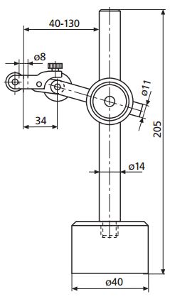 Đế gá đồng hồ so với chân đế từ MarStand 815 P