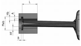 Ngàm đo kích thước loại điện tử MaraMeter 838 EI
