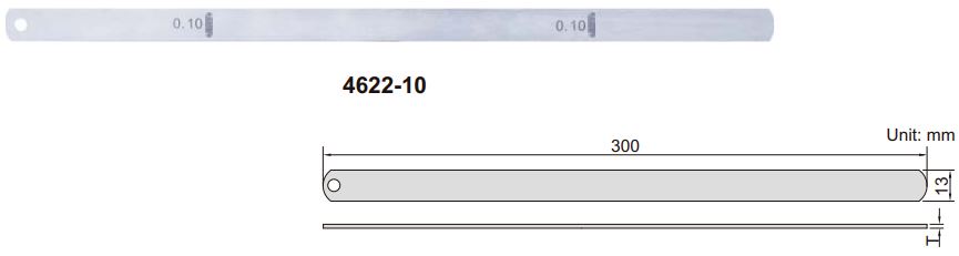 Set thước lá Insize 4622-20 3 Set thước lá Insize 4622