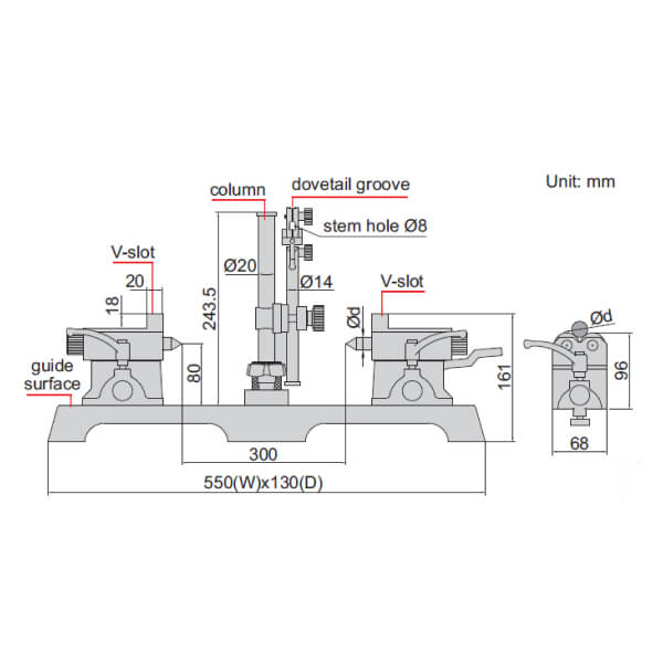 Thiết bị đo kiểm trục Insize 4782-300