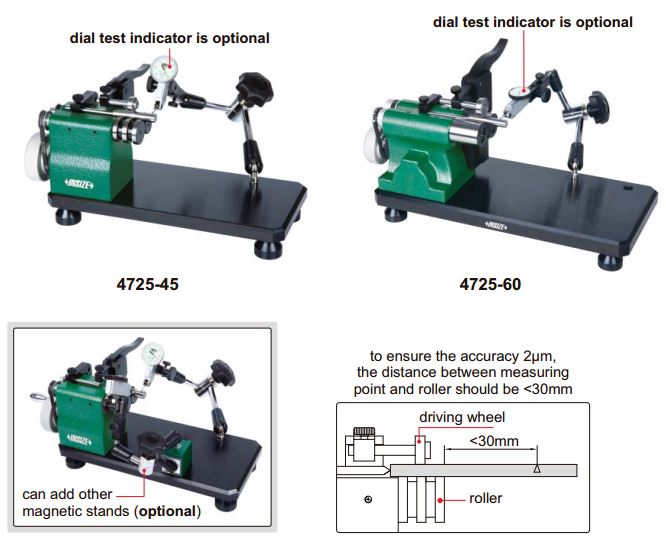 Thiết bị đo đồng tâm Insize 4725