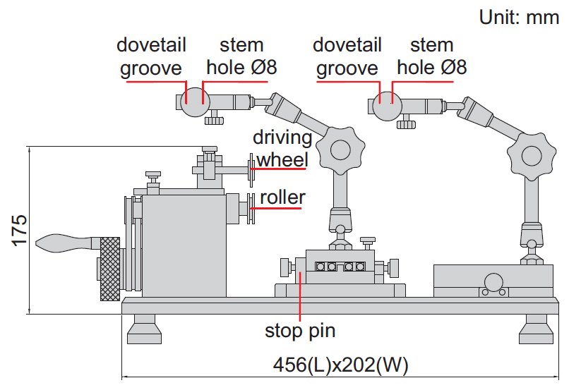 Thiết bị đo độ đồng tâm Insize 4726
