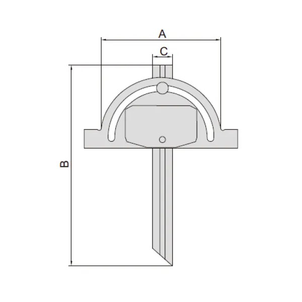 Thước đo góc điện tử Insize 4778-100 4 Thước đo góc điện tử Insize 4778