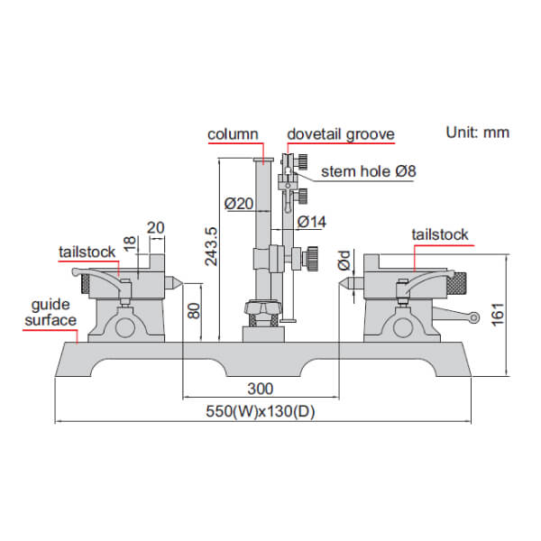 Thiết bị đo kiểm trục Insize 4782-300