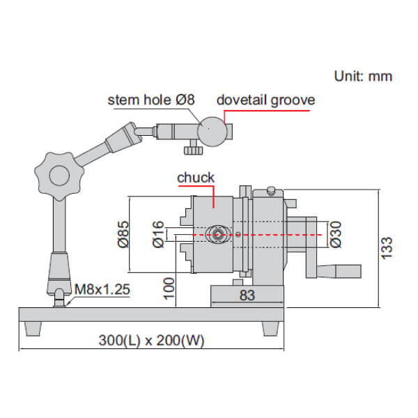 Thiết bị đo kiểm trục Insize 4723-300
