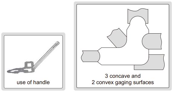 Set dưỡng đo góc (loại phổ thông) Insize 4804