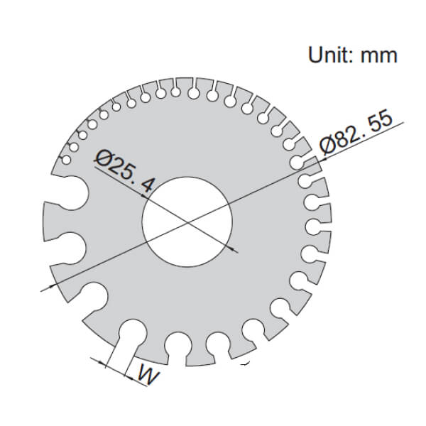 Dưỡng đo tấm Insize 4809 (tiêu chuẩn Mỹ) 3 Dưỡng đo tấm Insize 4809 (tiêu chuẩn Mỹ)
