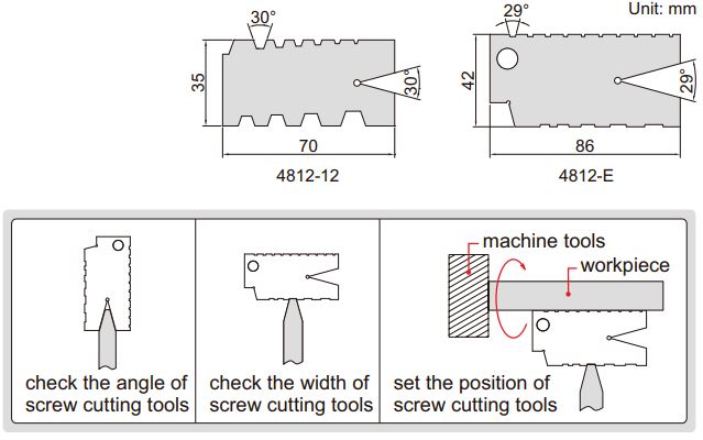 Dưỡng đo ren Insize 4812