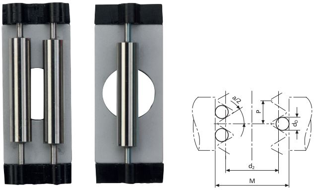 Trục chuẩn ren có gá MarGage
