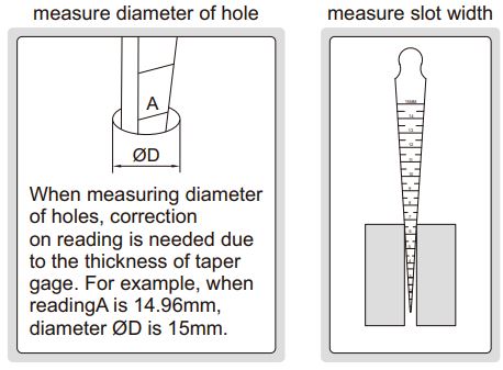 Dưỡng đo độ côn Insize 4833