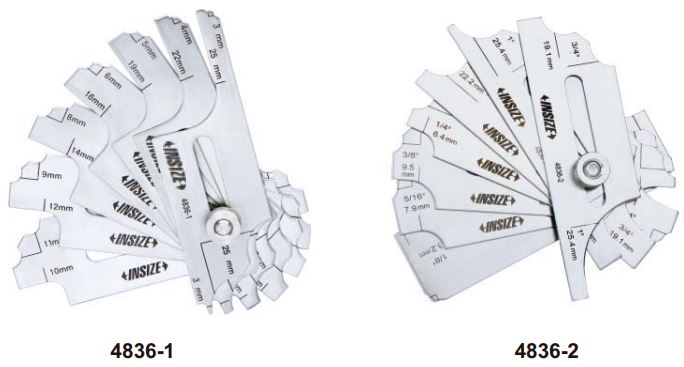 Set thước đo mối hàn Insize 4836