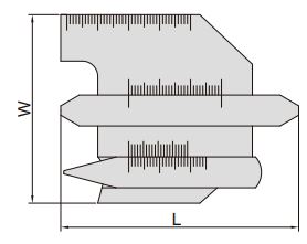 Set thước đo mối hàn Insize 4838