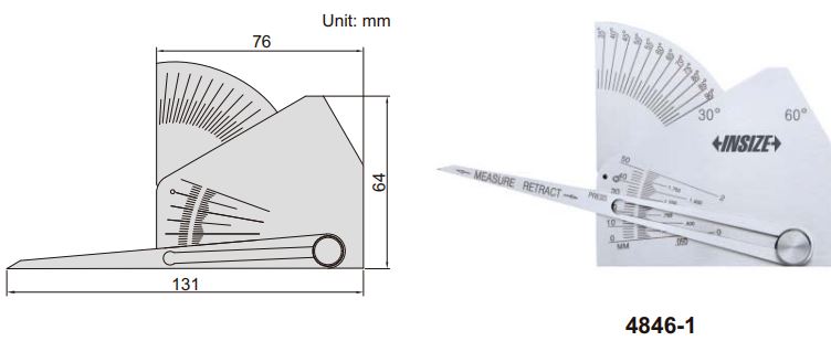 Thước đo mối hàn Insize 4846