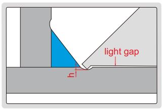 Thước đo vết lõm mối hàn Insize 4849 2 Thước đo vết lõm mối hàn Insize 4849