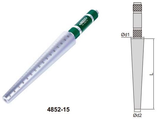 Dưỡng đo rãnh côn dạng tròn Insize 4852
