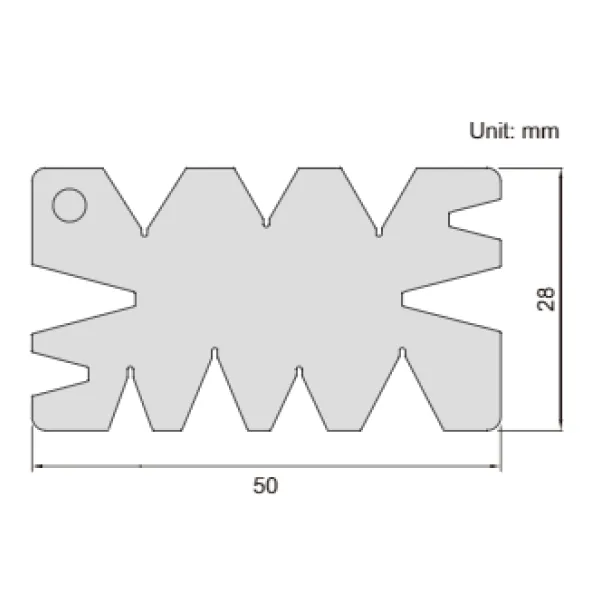 Dưỡng đo góc Insize 4854-1