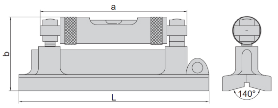 Nivo cân bằng máy Insize 4904