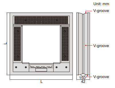 Thước thủy (nivo) khung Insize 4906