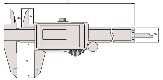 Thước kẹp điện tử Absolute Mitutoyo năng lượng mặt trời 500-475 2 Thước kẹp điện tử Absolute Mitutoyo năng lượng mặt trời 500