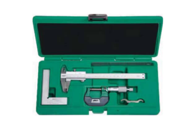 Bộ dụng cụ đo cơ khí chính xác 4 chi tiết Insize 5041