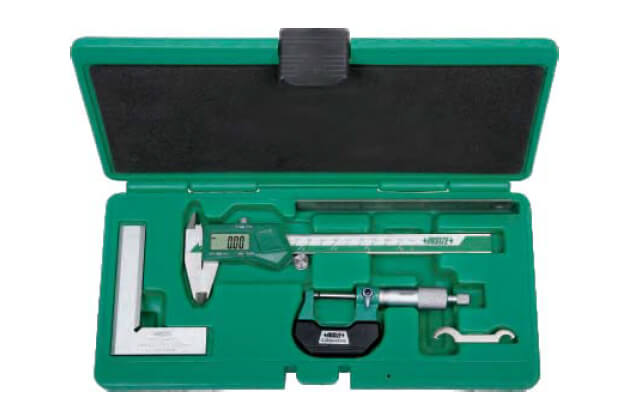 Bộ dụng cụ đo cơ khí chính xác 4 chi tiết Insize 5042