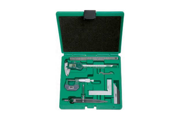 Bộ dụng cụ đo cơ khí chính xác 6 chi tiết Insize 5063 2 Bộ dụng cụ đo cơ khí chính xác 6 chi tiết Insize 5063