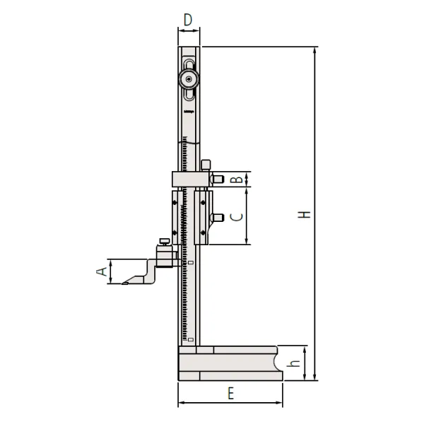 Thước đo cao cơ khí Mitutoyo 514-108 2 Thước đo cao cơ khí Mitutoyo 514-108