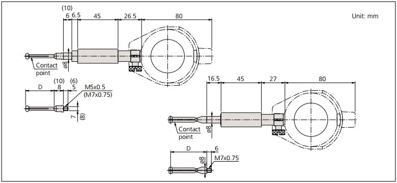 Dụng cụ đo lỗ Mitutoyo