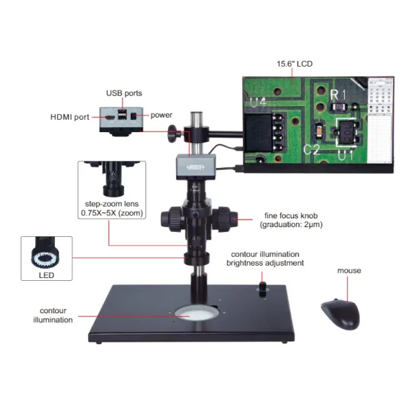 Kính hiển vi điện tử 4K (Có màn hình) Insize 5310-DL401