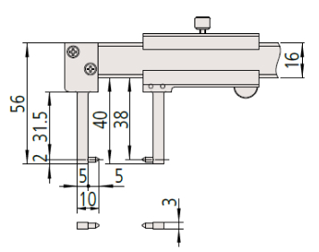 Thước kẹp cơ khí Mitutoyo bản tiêu chuẩn 530