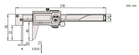 Thước kẹp cơ khí Mitutoyo bản tiêu chuẩn 530