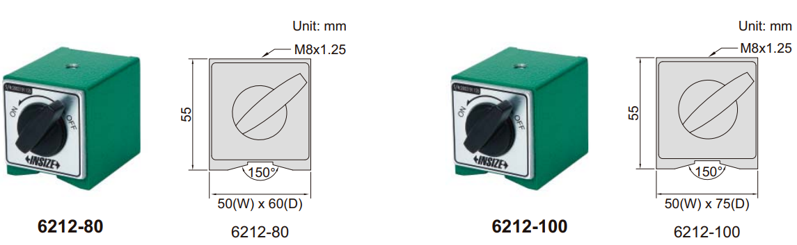 Chân đế từ Insize 6212