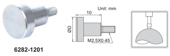 Đầu đo dành cho đồng hồ so Insize 6282 8 Đầu đo dành cho đồng hồ so Insize 6282