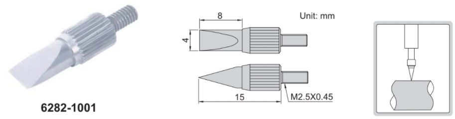 Đầu đo dành cho đồng hồ so Insize 6282 12 Đầu đo dành cho đồng hồ so Insize 6282