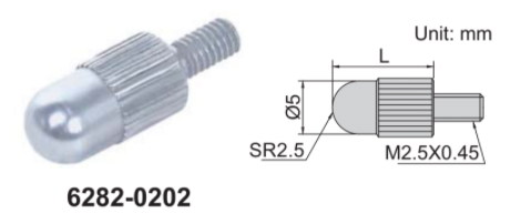 Đầu đo dành cho đồng hồ so Insize 6282 3 Đầu đo dành cho đồng hồ so Insize 6282
