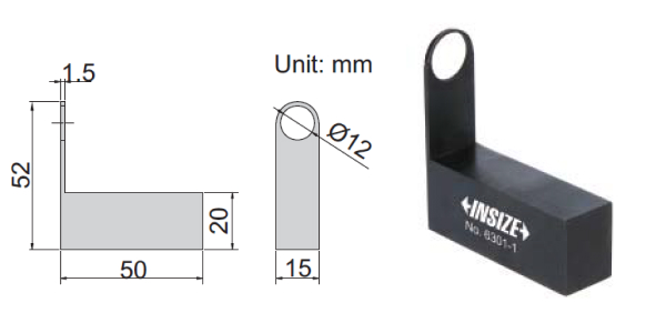 Đế kẹp thước panme Insize 6301