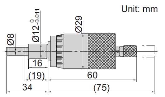 Đầu đo thước panme Insize 6375