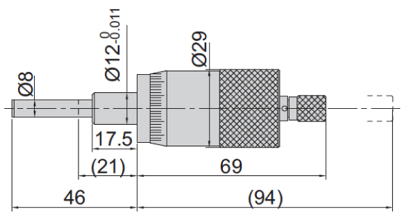 Đầu đo thước panme Insize 6375