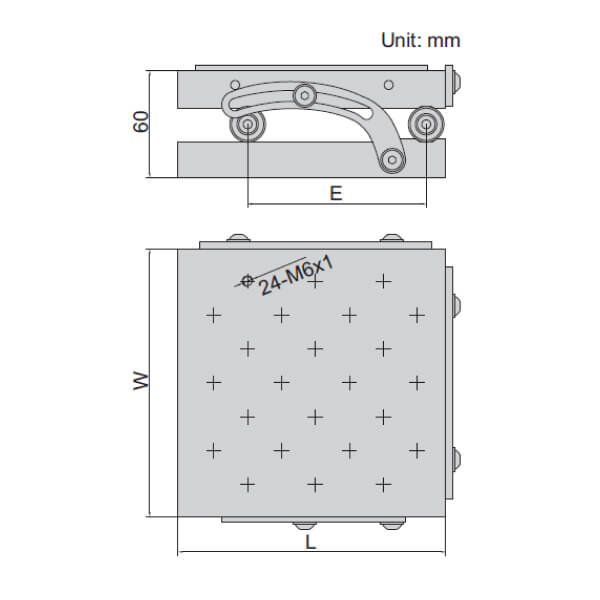 Bàn đo góc Insize 6527-100