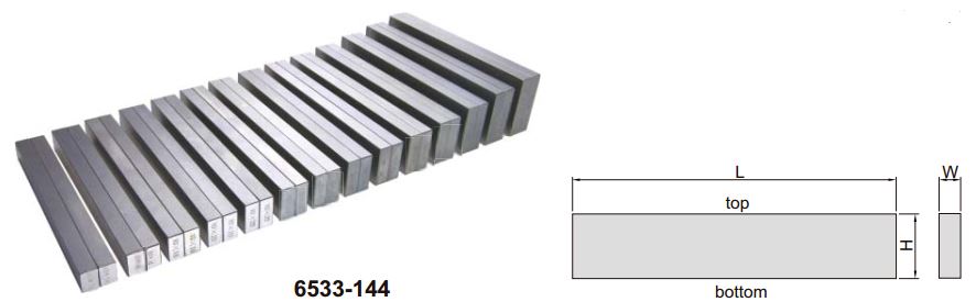 Bộ căn song song Insize 6533-6 2 Bộ căn song song Insize 6533