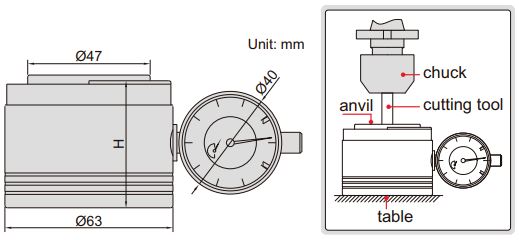 Dụng cụ sét 0 (sét Z) Insize 6556 2 Dụng cụ sét 0 (sét Z) Insize 6556