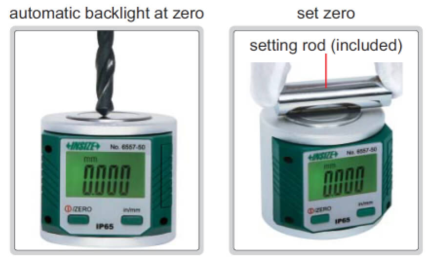 Dụng cụ set 0 điện tử Insize 6557-50