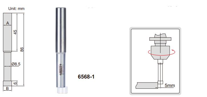 Đầu rà biên CNC loại Ceramic Insize 6568 2 Đầu rà biên CNC loại Ceramic Insize 6568